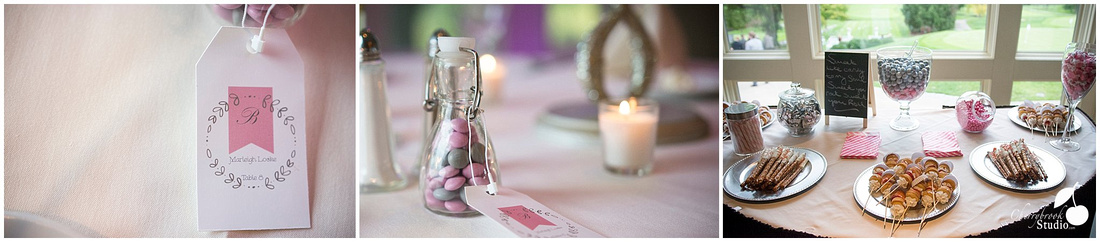 Table Decorations by Trendsetters Floral Inc. of Chatam, IL