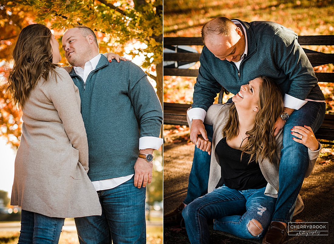 Engagement Photographs captured in Forest Park. St. Louis, MO 